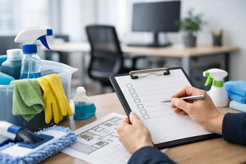 Reinigungskonzept für Büro erstellen