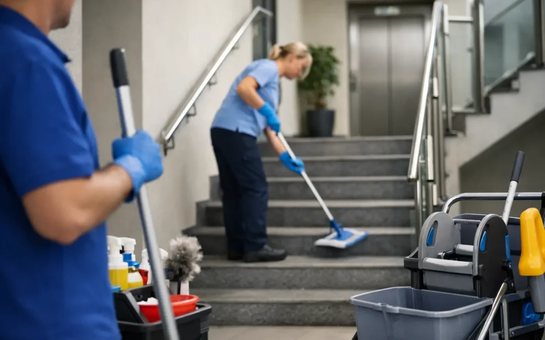 Treppenhausreinigung für Hausverwaltung beauftragen