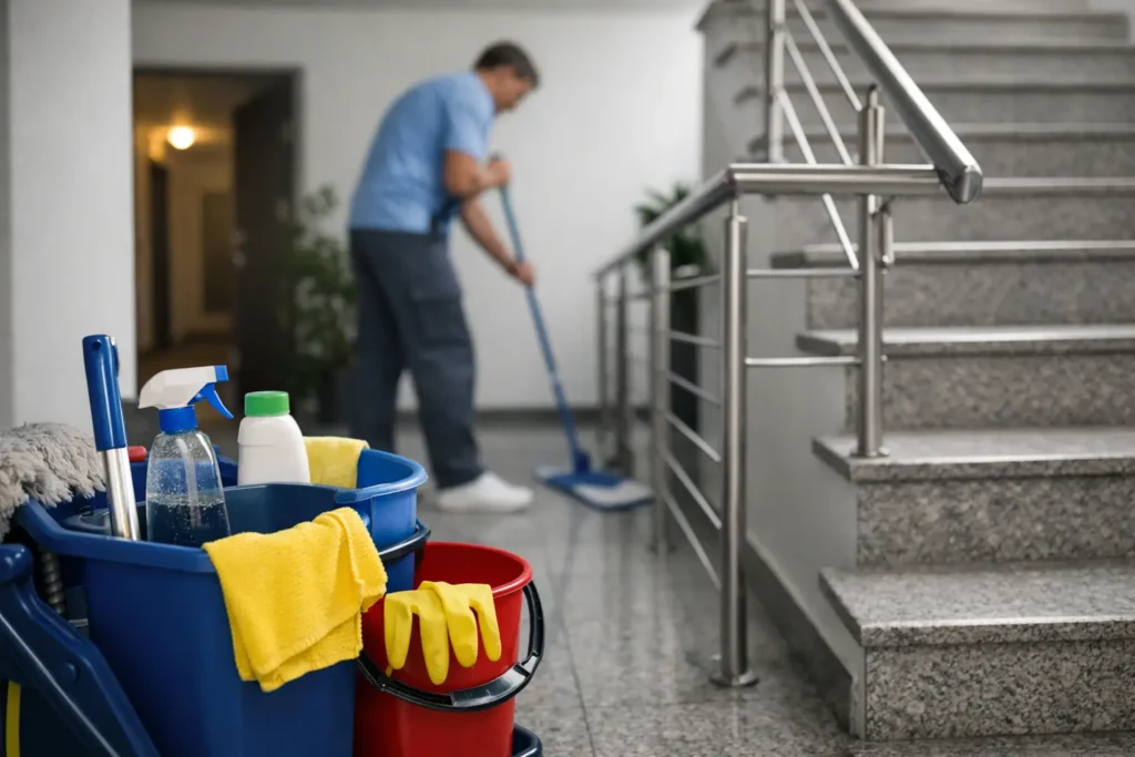 Treppenhausreinigung Kosten im Mehrfamilienhaus