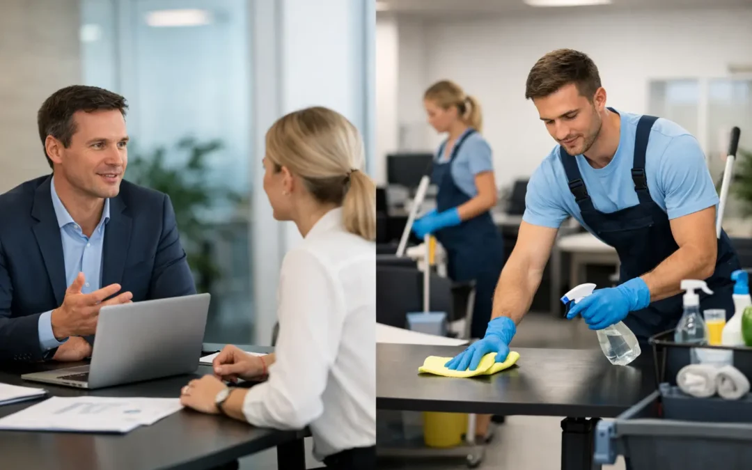 Büroreinigung intern oder extern organisieren?
