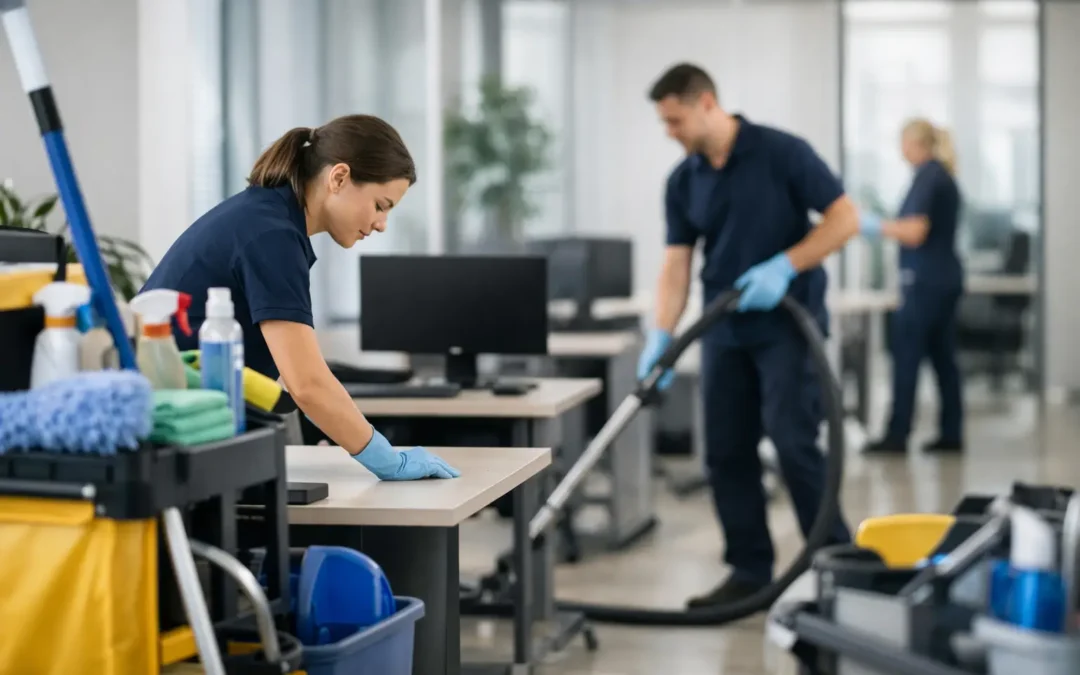 Unterhaltsreinigung im Bürogebäude organisieren