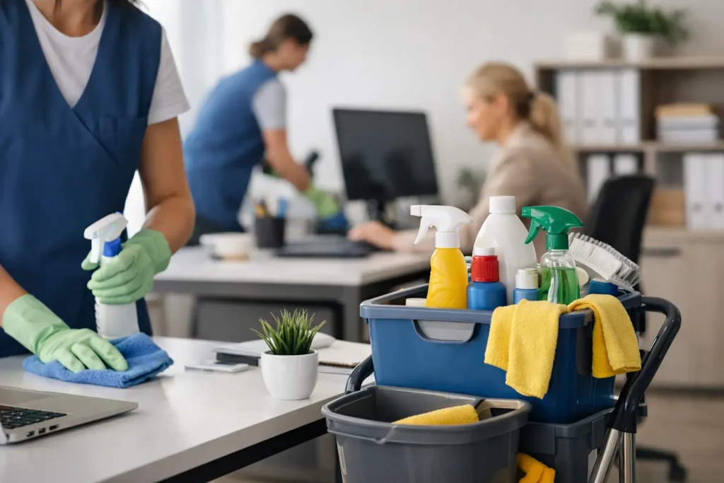 Büroreinigung für kleine Unternehmen richtig planen