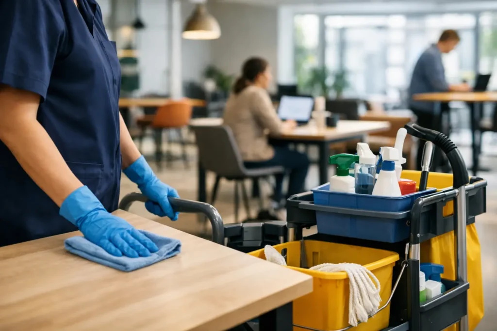 Unterhaltsreinigung für Coworking Spaces planen