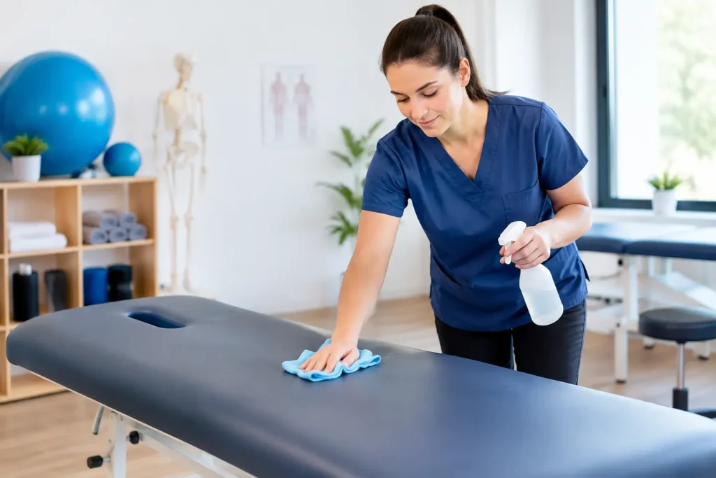 Welche Reinigung braucht eine Physiopraxis?